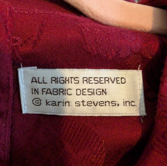Karin Stevins Dress, 6, S, Classic, Wine, Exquisite Details, Full Skirt, EUC - Picture 9 of 9